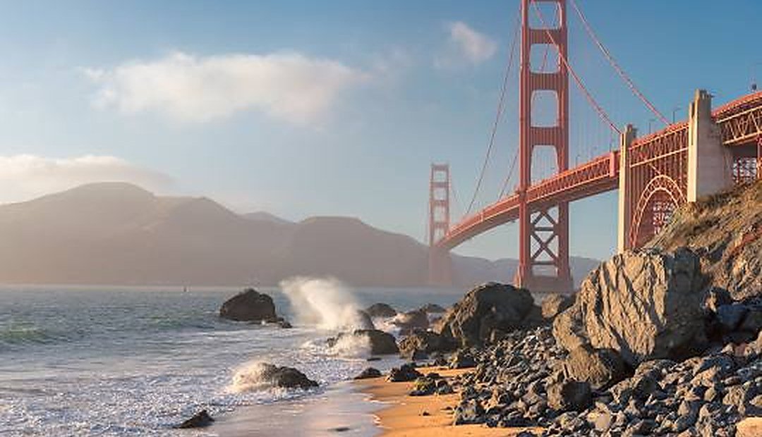 Golden Gate Bridge on the California coast, representing California down payment assistance programs